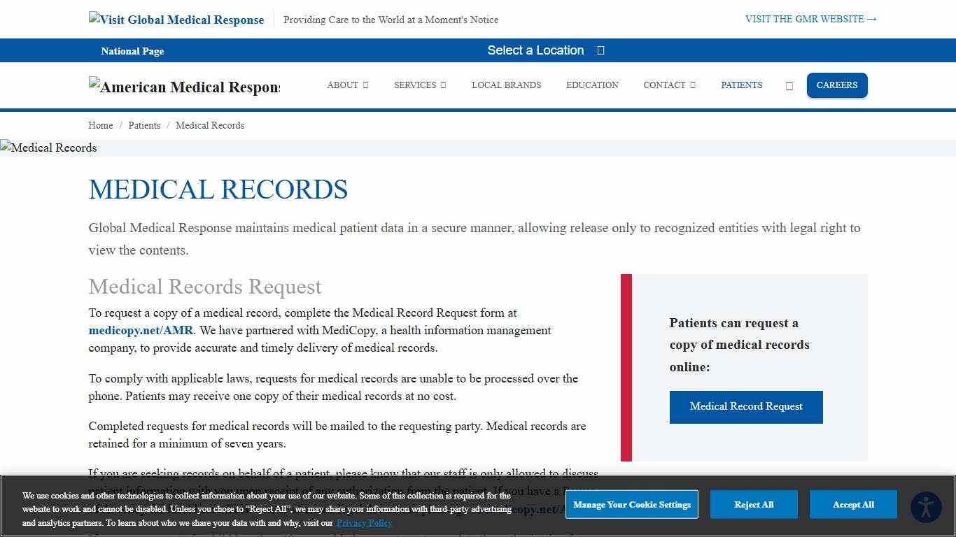 AMR - Medical Records